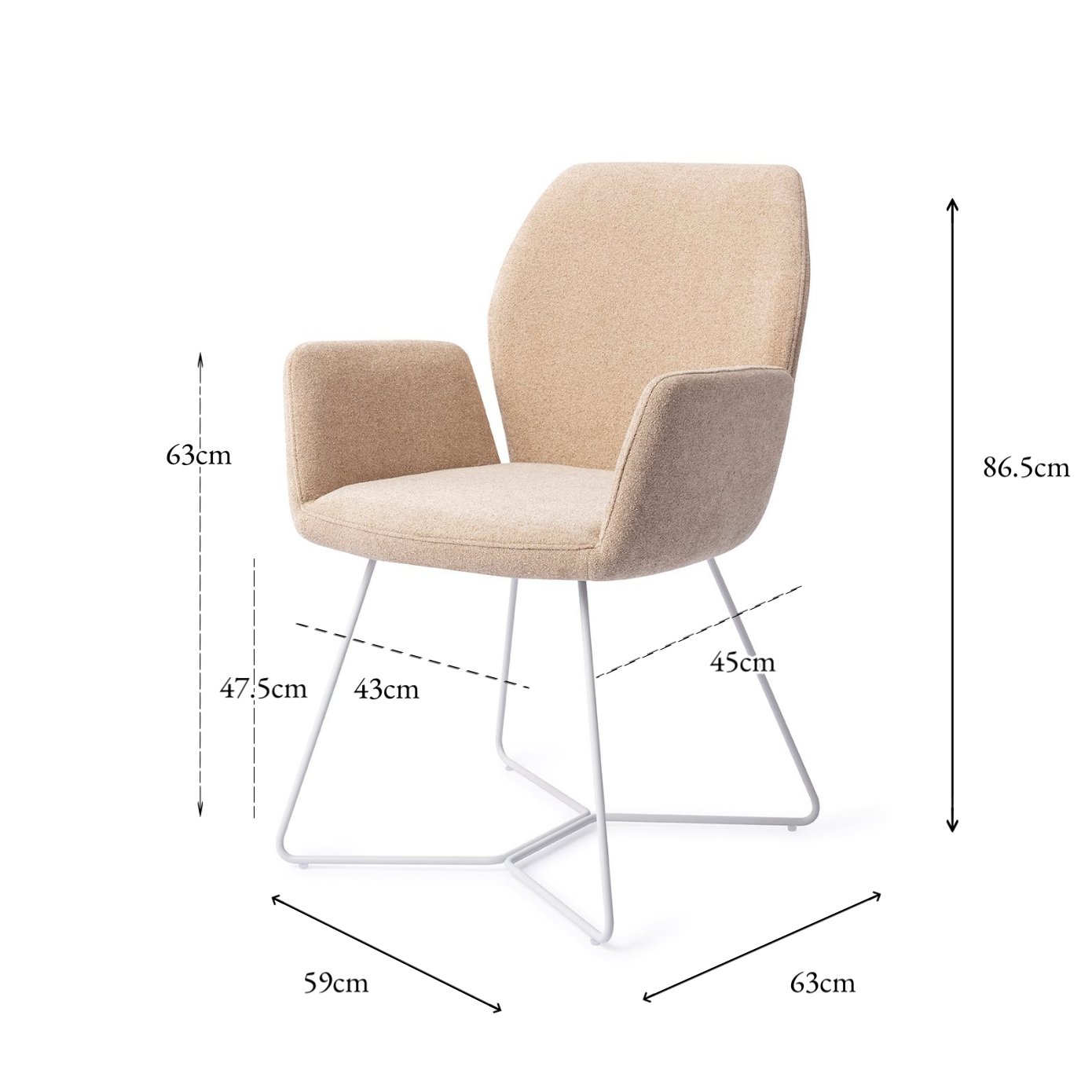 Misaki Dining Chair Funky Fudge