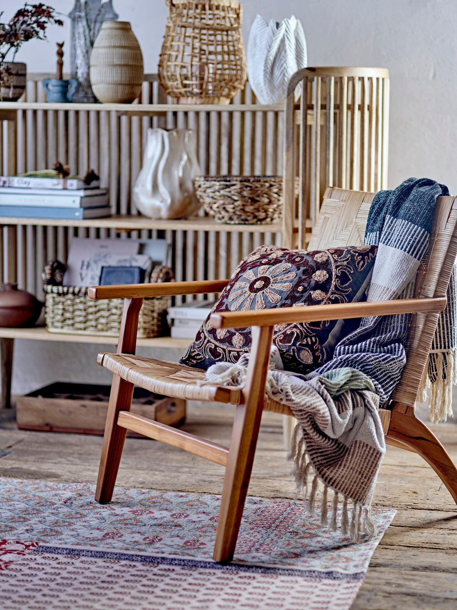 Kathe Basket, Brown, Bankuan Grass