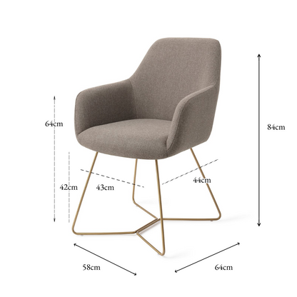 Hiroo Dining Chair Foggy Fusion