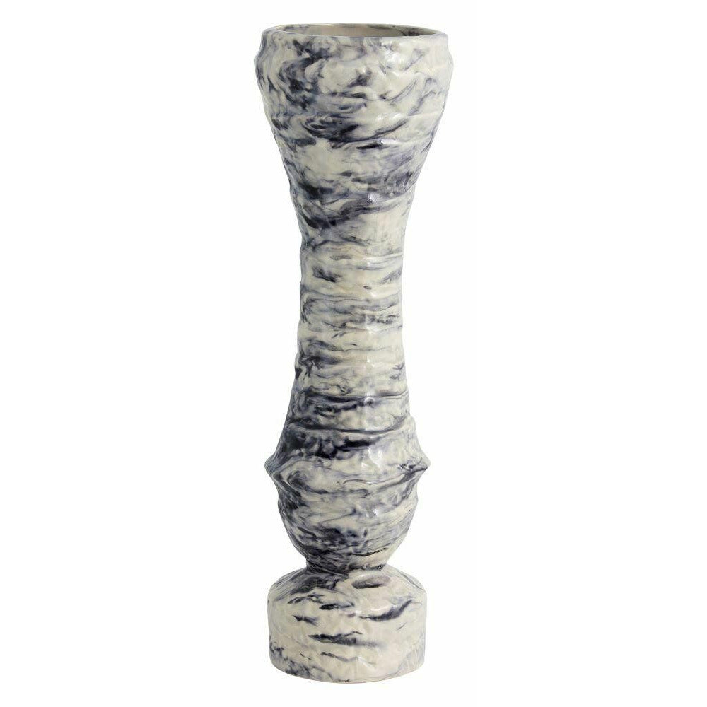 Nordal LUNGA keramisk vase-h39 cm-svart / hvit