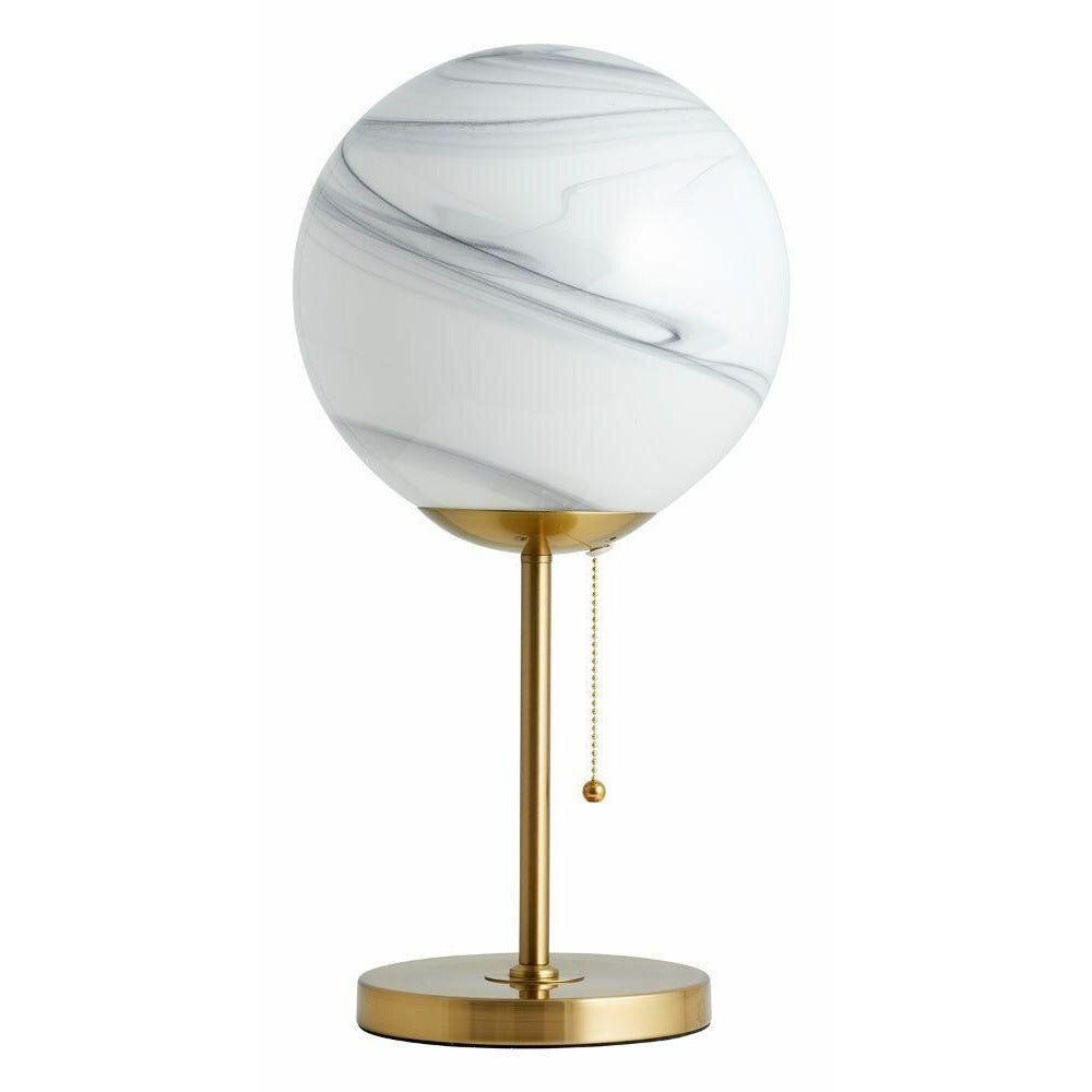 Nordal Fauna bordlampe i glass - H49 cm - Hvitt/gull