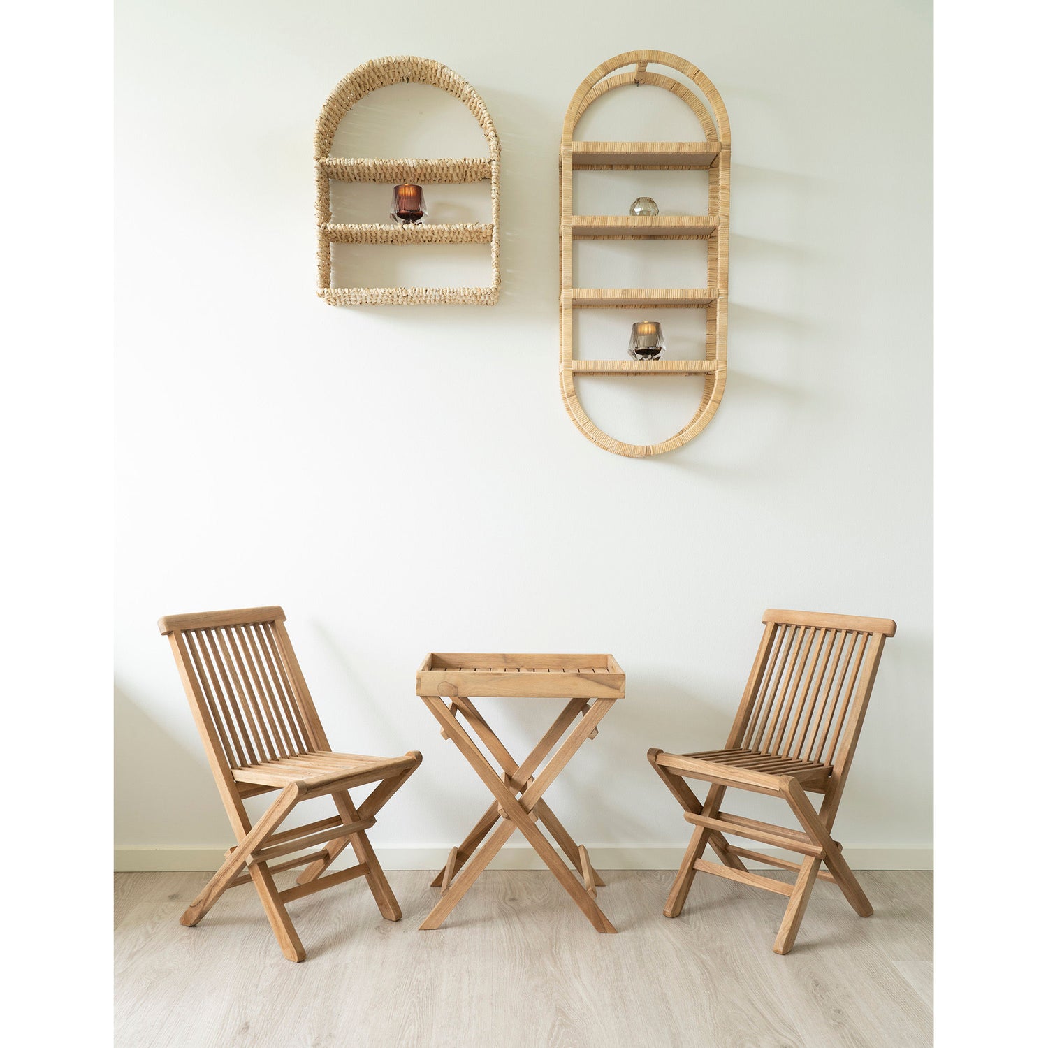 Namur Shelf - Hylle, buet rottingdesign 36x12x45 cm