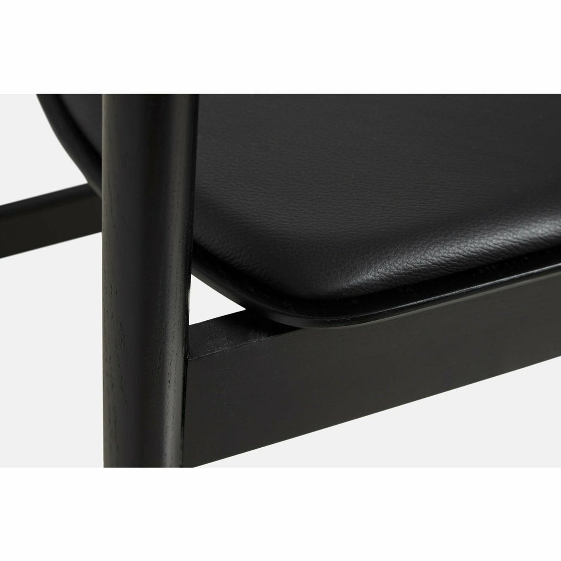 Woud - Pause Dining Chair 2.0 - Svart m/skinn