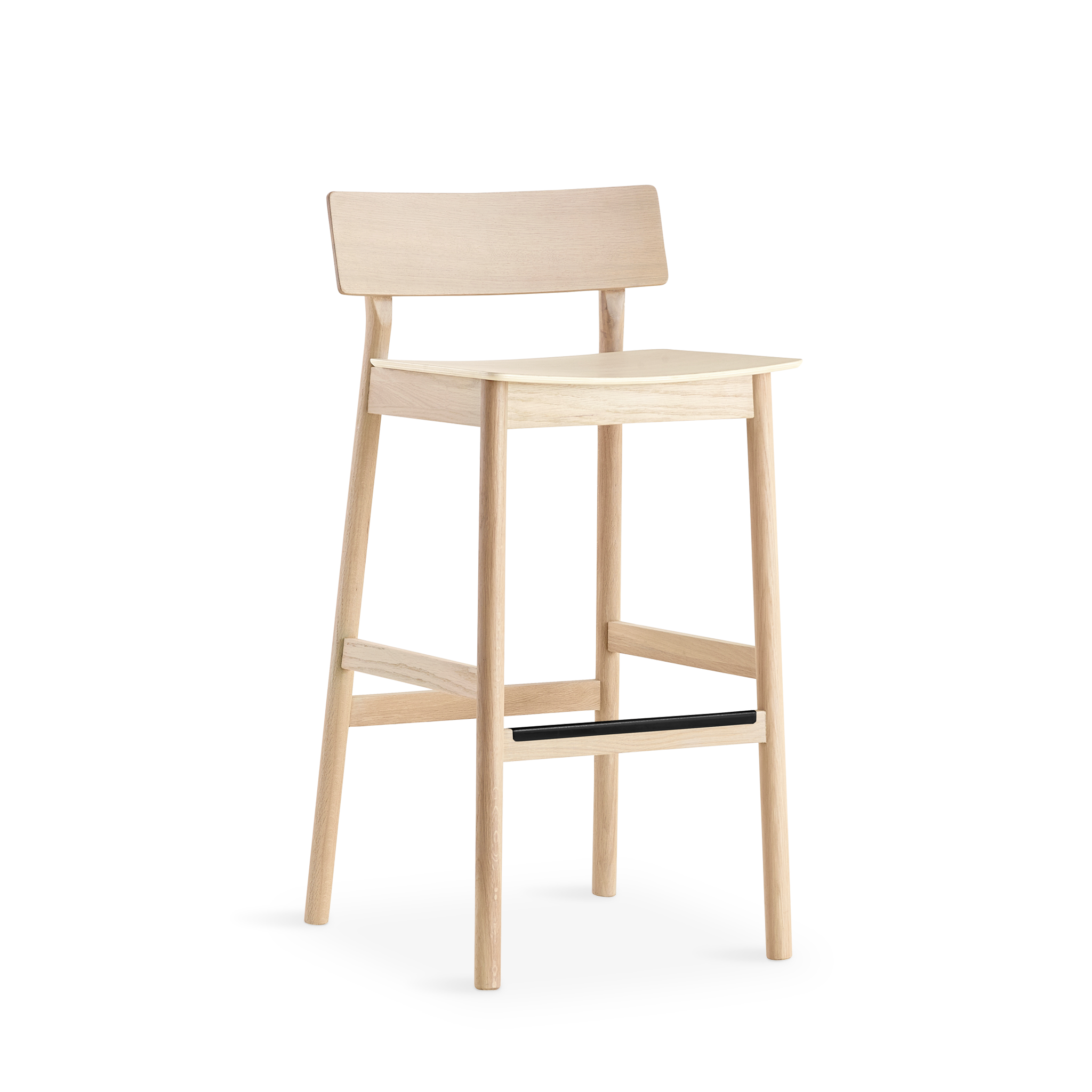 Woud - Pause Counter Chair 2.0 - Hvit pigmentert eik