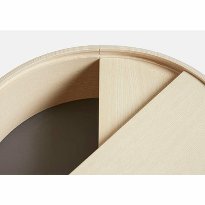 Woud - Arc Side Table (42 cm) - Hvit pigmentert aske