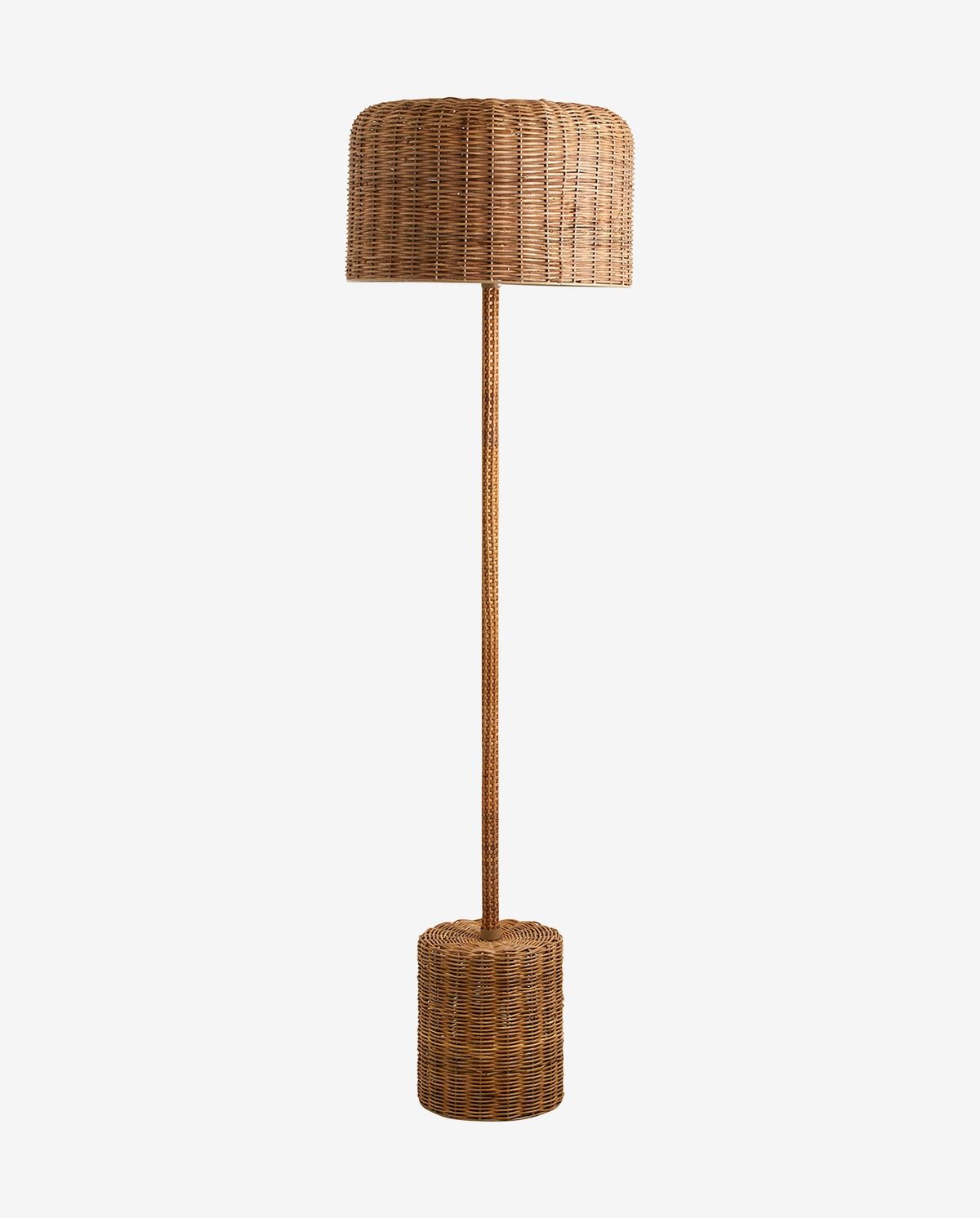 Nordal Cane Rattan, gulvlampe, naturlig