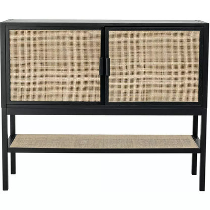 Bloomingville - Alvia Cabinet, Black, Pine H.100XB.35XL.120 cm