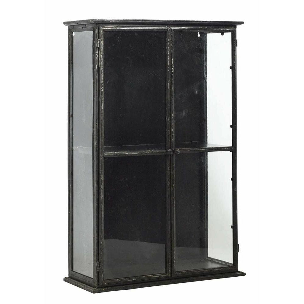 Nordal Downtown Wall Cabinet in Iron - 81x54 - Svart