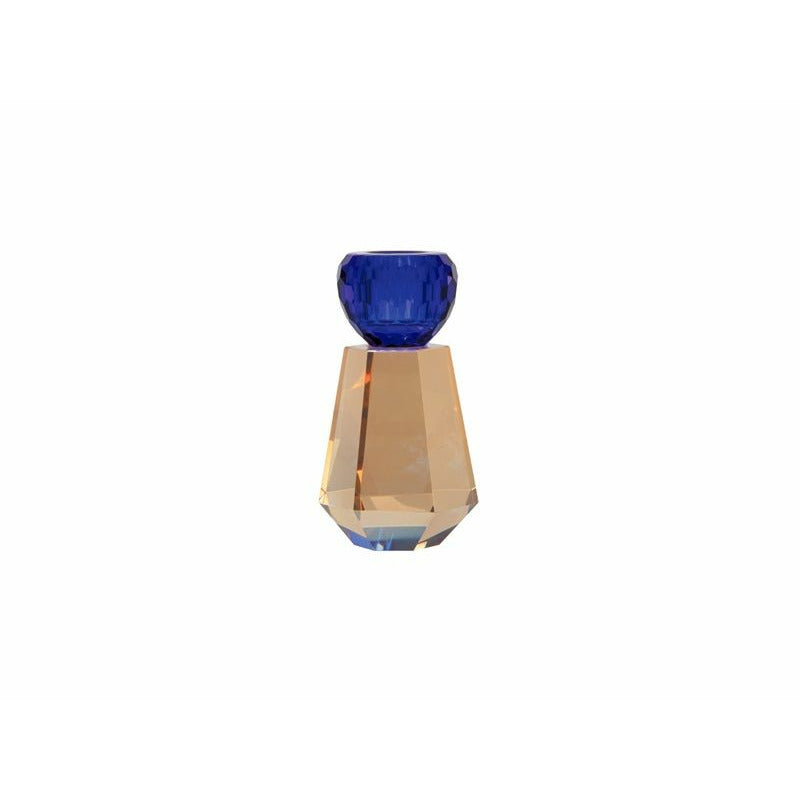 House of Sander Snerle Candlestick, Champagne/Blue