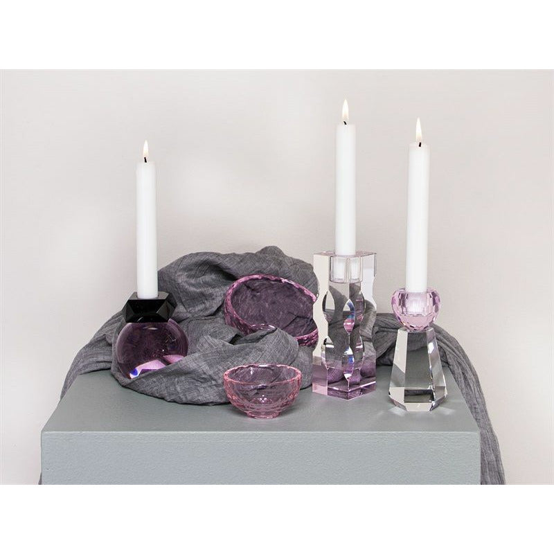 House of Sander Snerle Candlestick, rosa