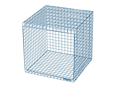 Kalager Design Wire Cubic, Pastell Blue