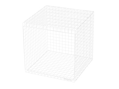 Kalager Design Wire Cubic, White