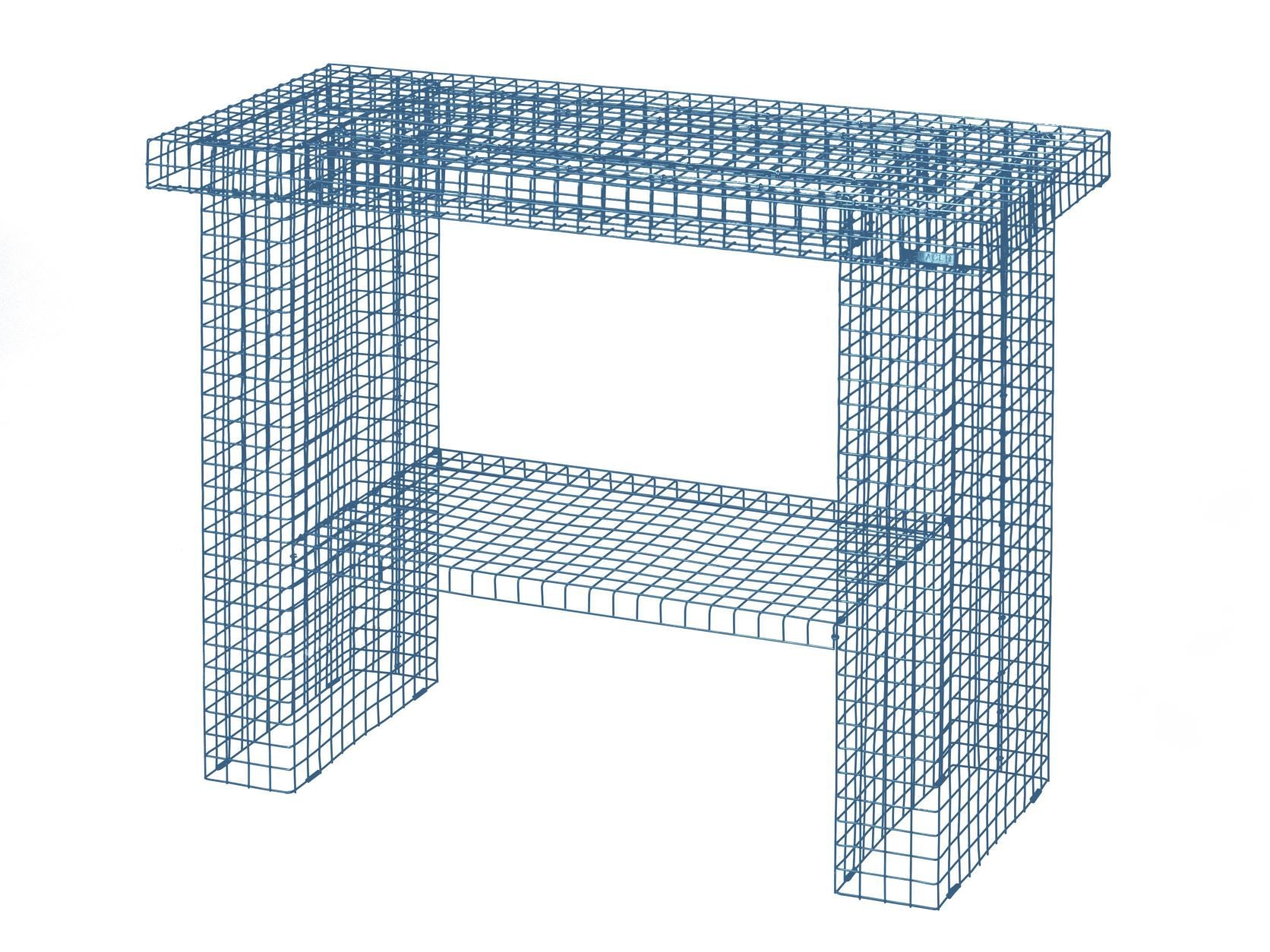 Kalager Design Console Table, Pastell Blue