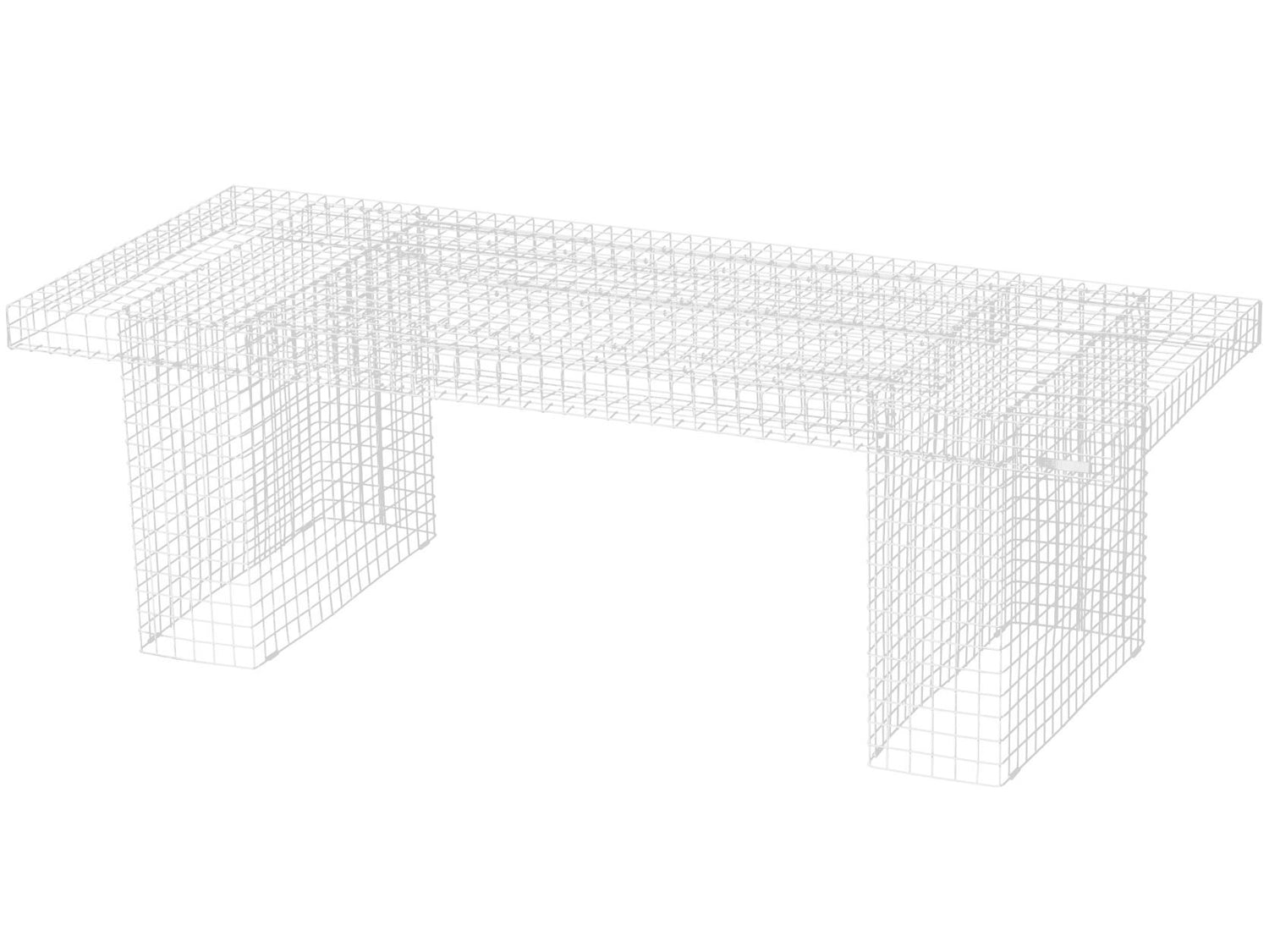 Kalager design salongbord, hvitt