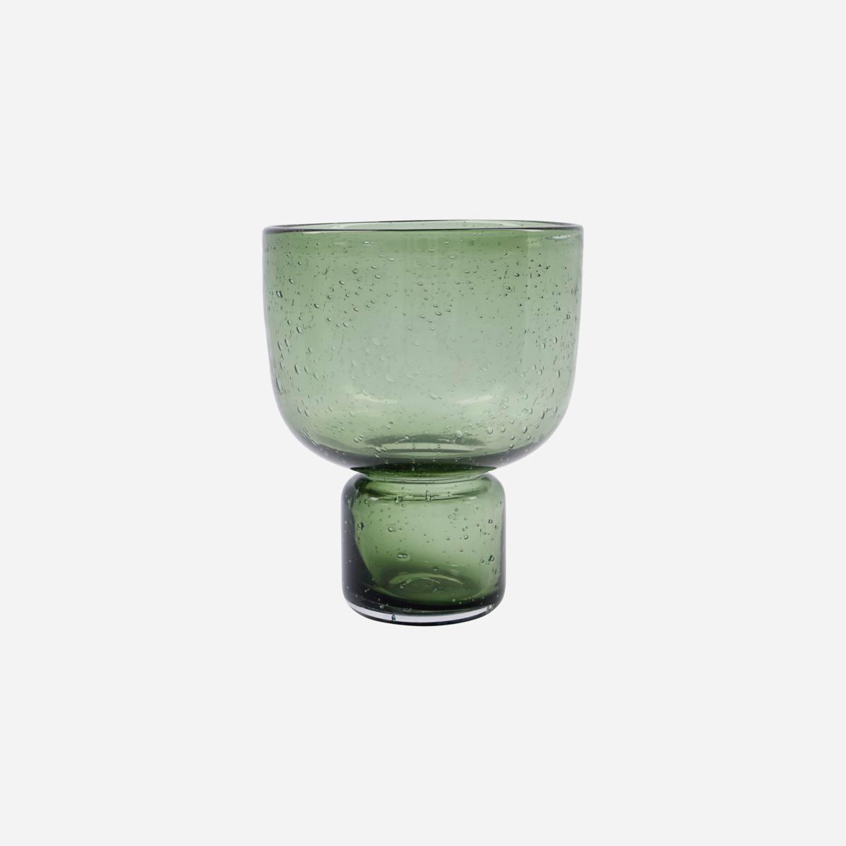 House Doctor Vase, Farida, Olive Green-H: 22 cm, DIA: 17 cm