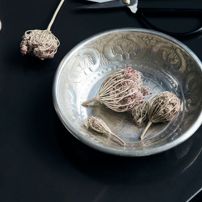 House Doctor - Bakk, Tura, Antique Silver - H: 3 cm, DIA: 15 cm