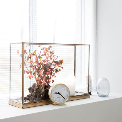 House Doctor - Utstillingsboks, antikk metallic - l: 40 cm, b: 11 cm, h: 27 cm