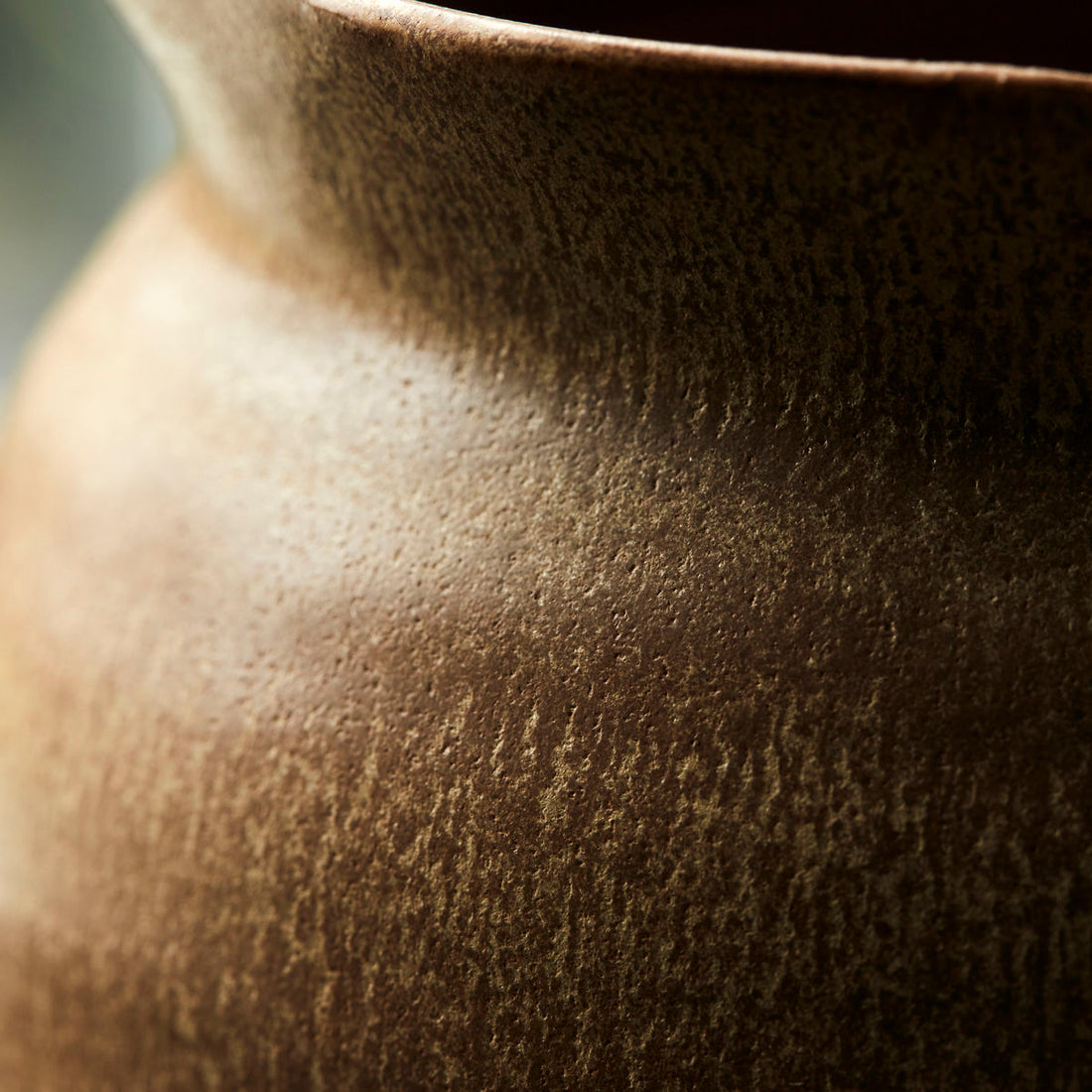 Huslege - Vase, Juno, Camel - H: 15 cm, DIA: 15 cm