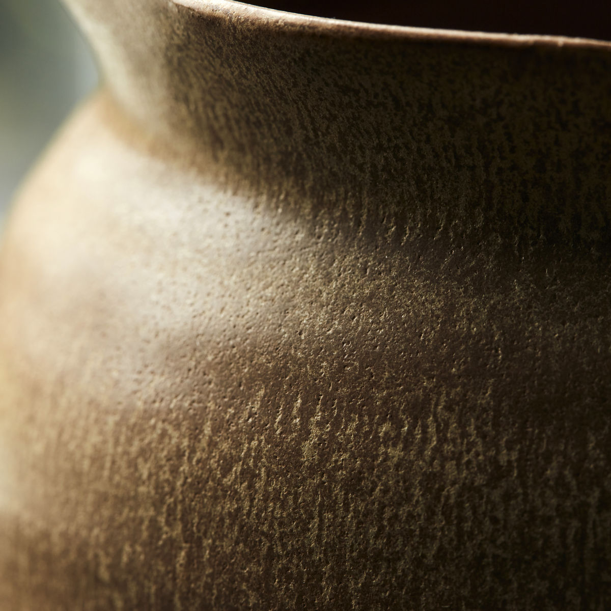 Huslege - Vase, Juno, Camel - H: 15 cm, DIA: 15 cm