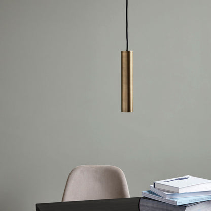 Huslege lampe, pin, messing-l: 25 cm, dia: 5 cm