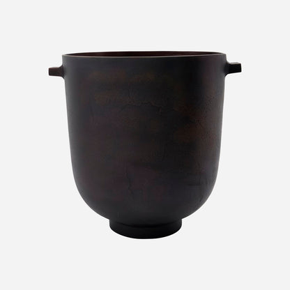 House Doctor Herb Pot, Foem, brunet messing-H: 28 cm, DIA: 25 cm