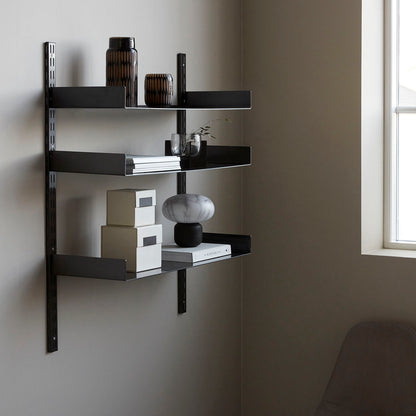 House Doctor Wall Shelf, Fari, Black-L: 90 cm, W: 30 cm, H: 100 cm