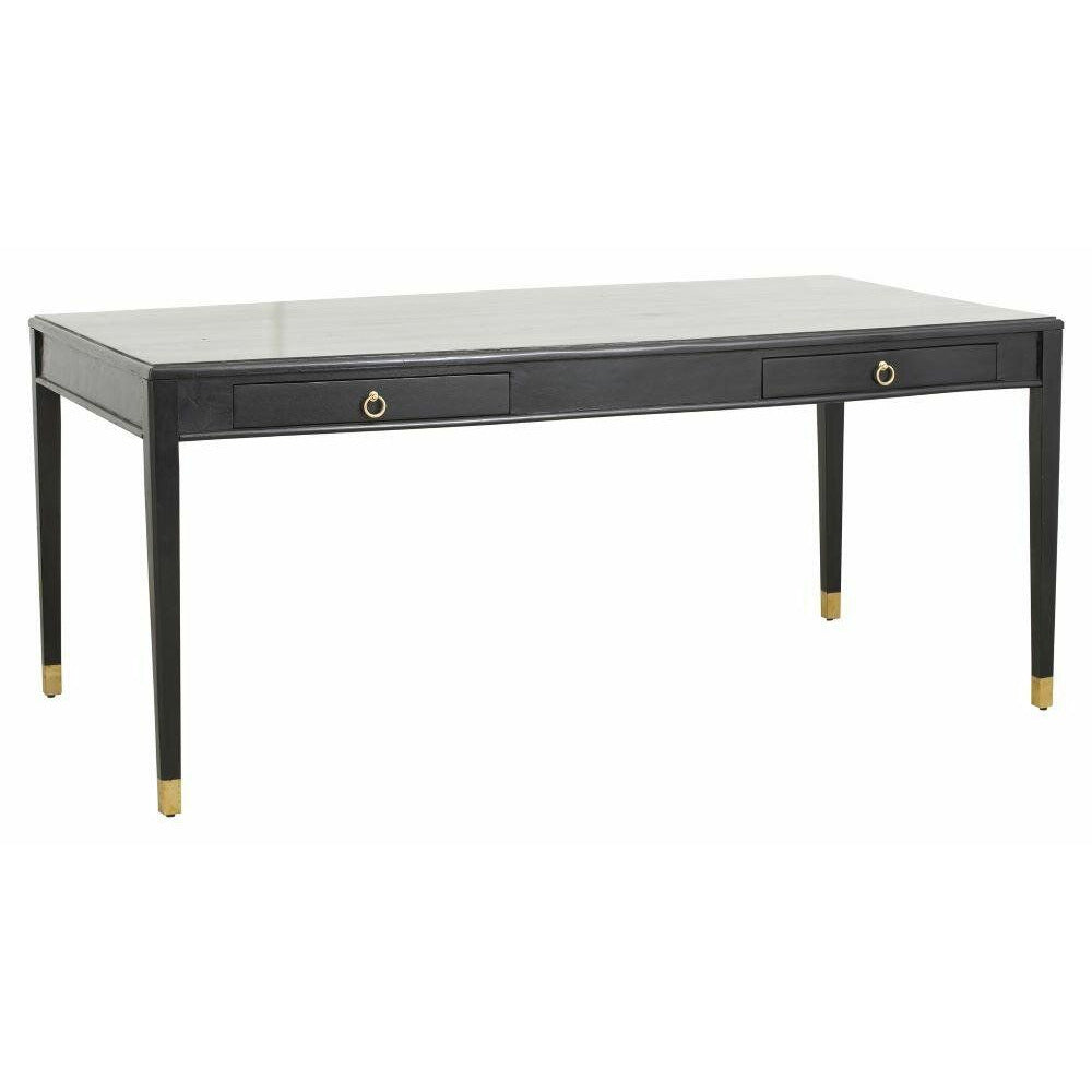 EMS Desk in Mango Tree - 179x90 - Svart/gullfinish