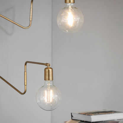 Huslege - LED PEAR, Clear Decoration, Ready - L: 17,5 cm, DIA: 12,5 cm