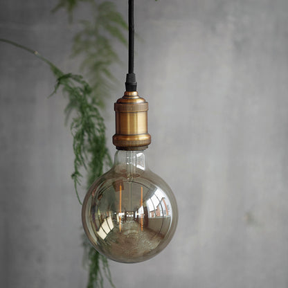 House Doctor - LED-pære, Grå dekorasjon - l: 17,5 cm, dia: 12,5 cm