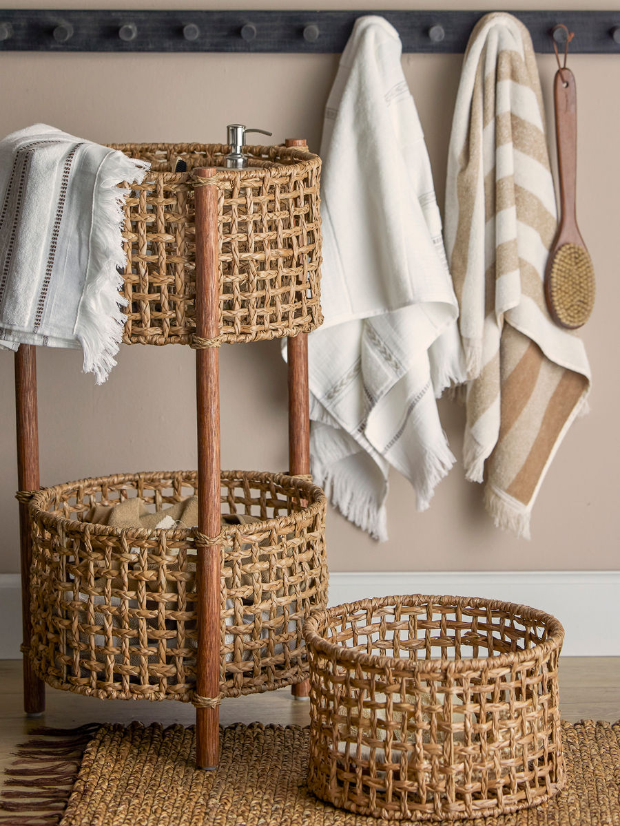 Bloomingville Elaia -håndkle, brunt, bomull