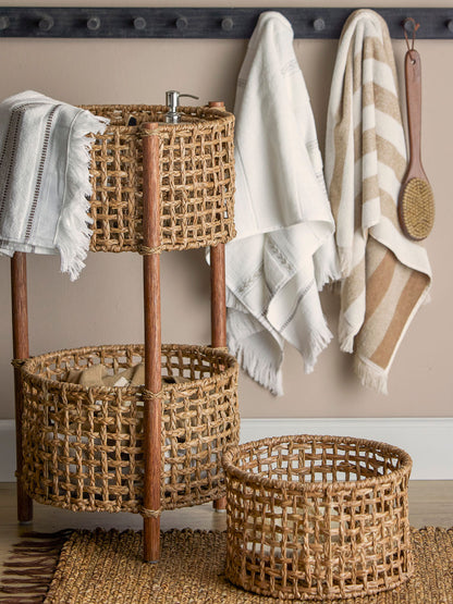 Bloomingville Elaia -håndkle, brunt, bomull