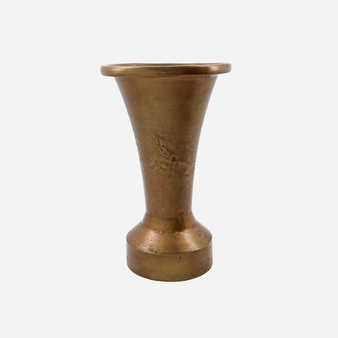 House Doctor-vase, blomsterhandler, antikk messing-H: 33 cm, DIA: 20 cm