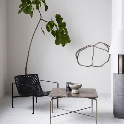 House Doctor - Salongbord, Firkantet, Brun - l: 80 cm, b: 80 cm, h: 45 cm