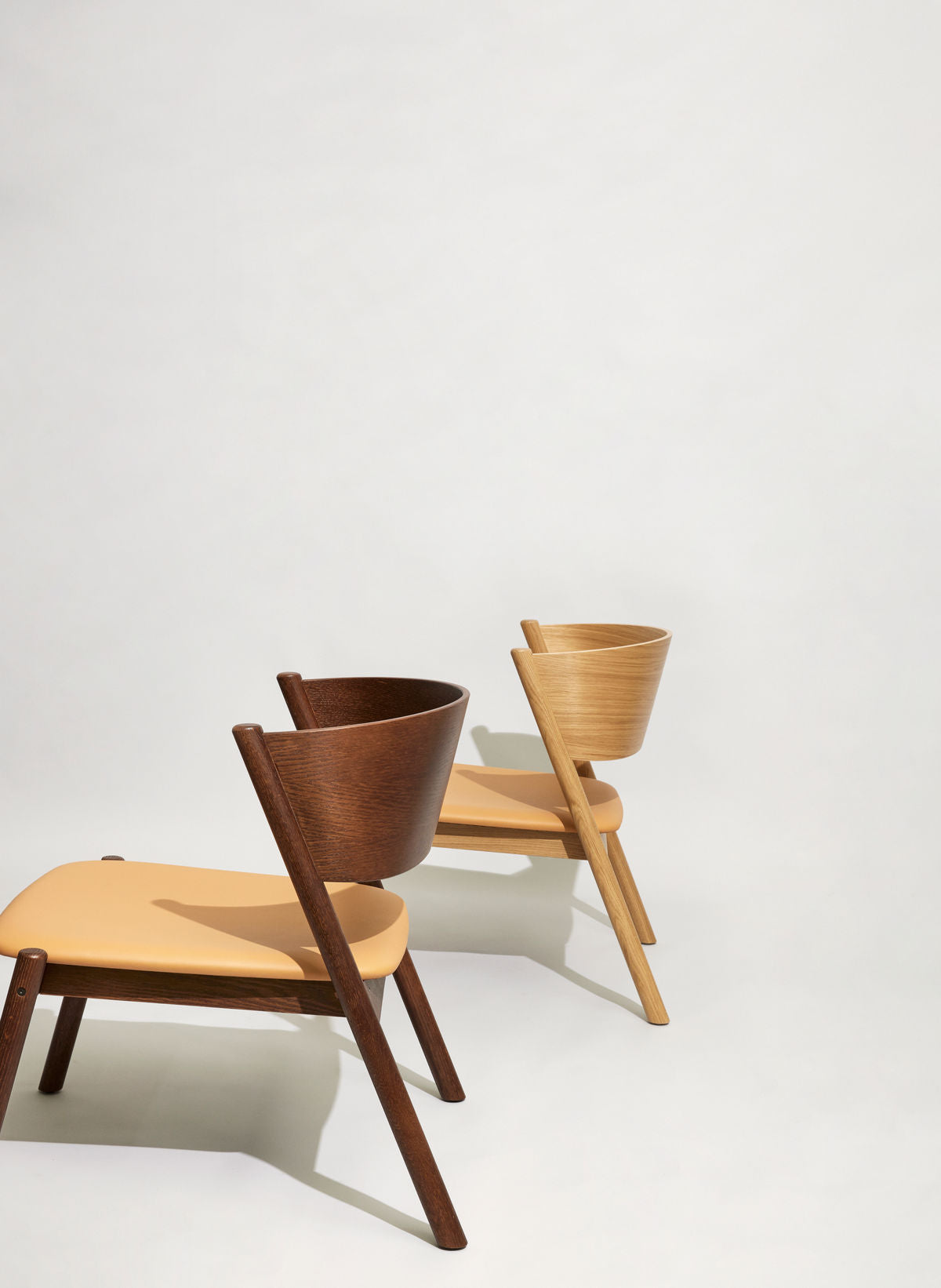 Hübsch Oblique Lounge Chair Seat Nature