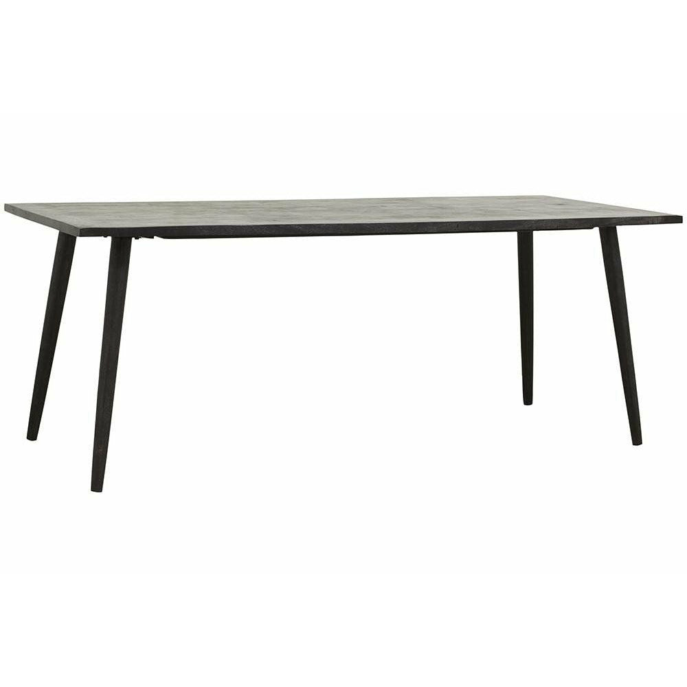 Nordal hau spisebord i tre - 200x90 cm - svart