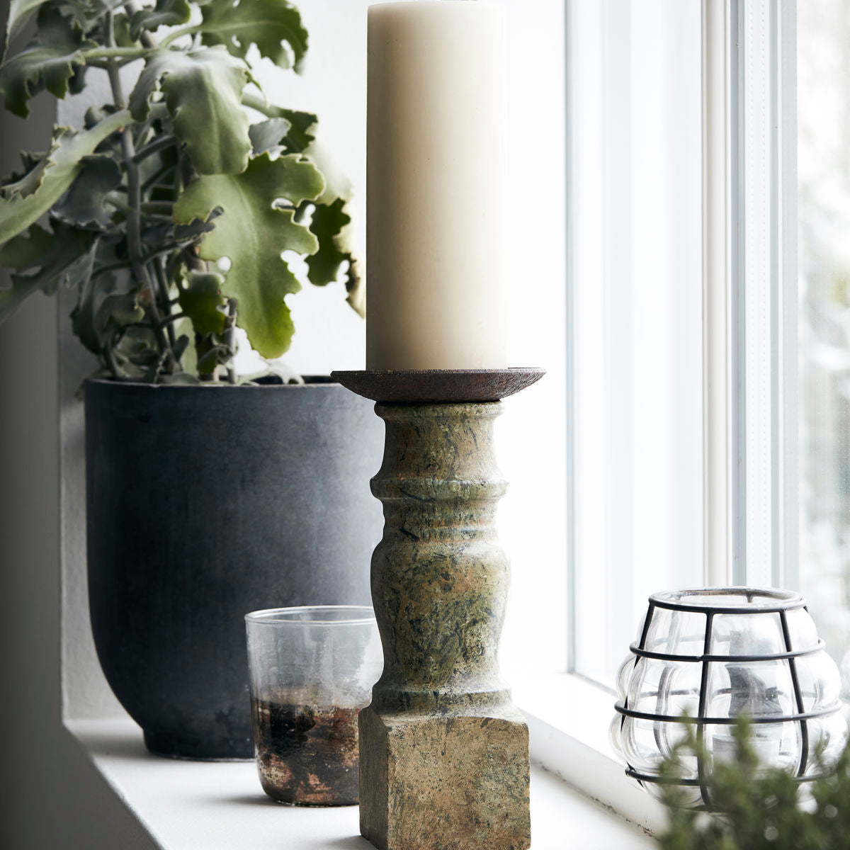 House Doctor - Lysestake, Gima, Grønn - l: 10 cm, b: 10 cm, h: 23 cm