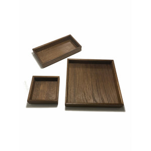 Langbo Stackable Tray Bundle - White Oiled Oak - Langbo - DesignGaragen.dk