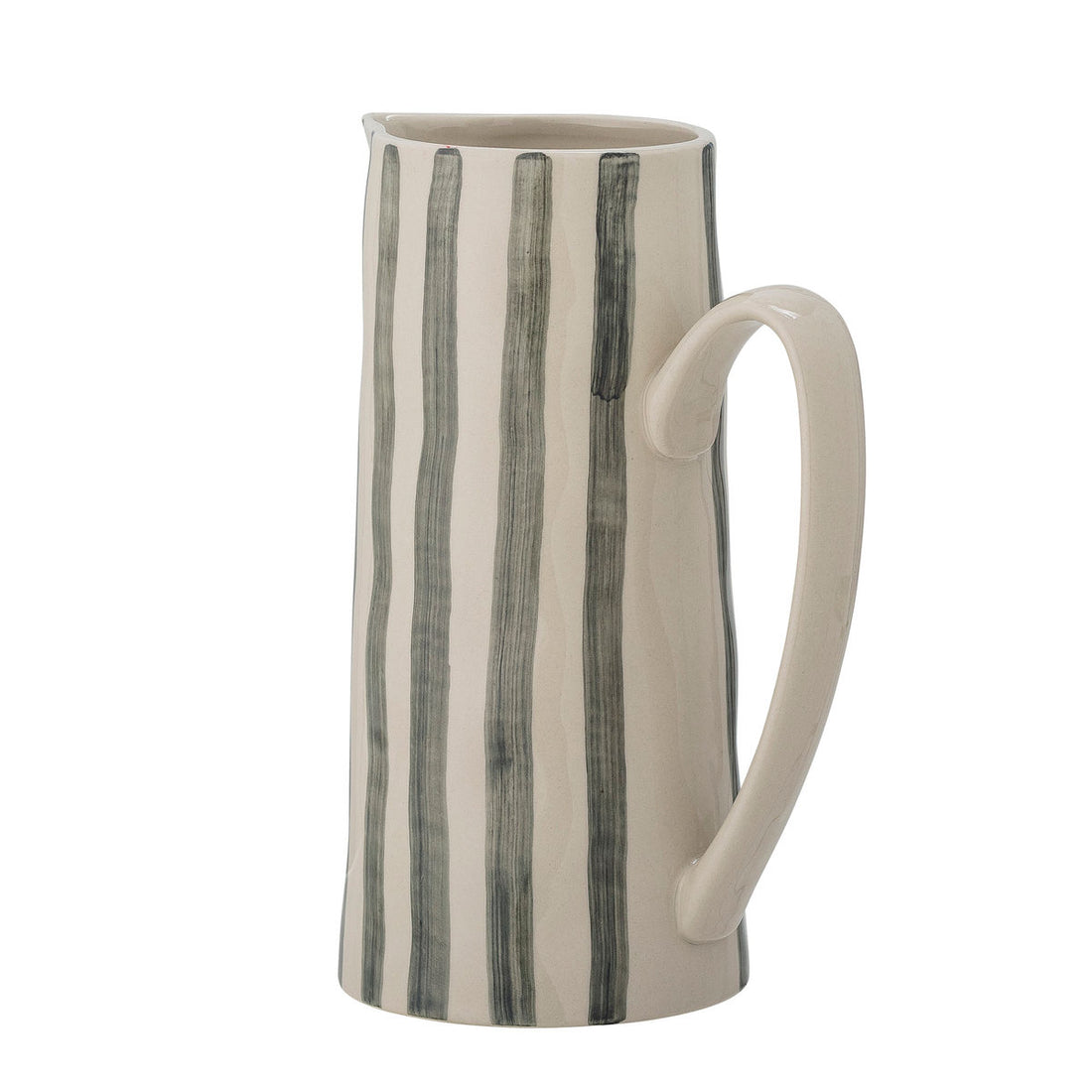 Creative Collection Begonia Pitcher, Green, Stoneware