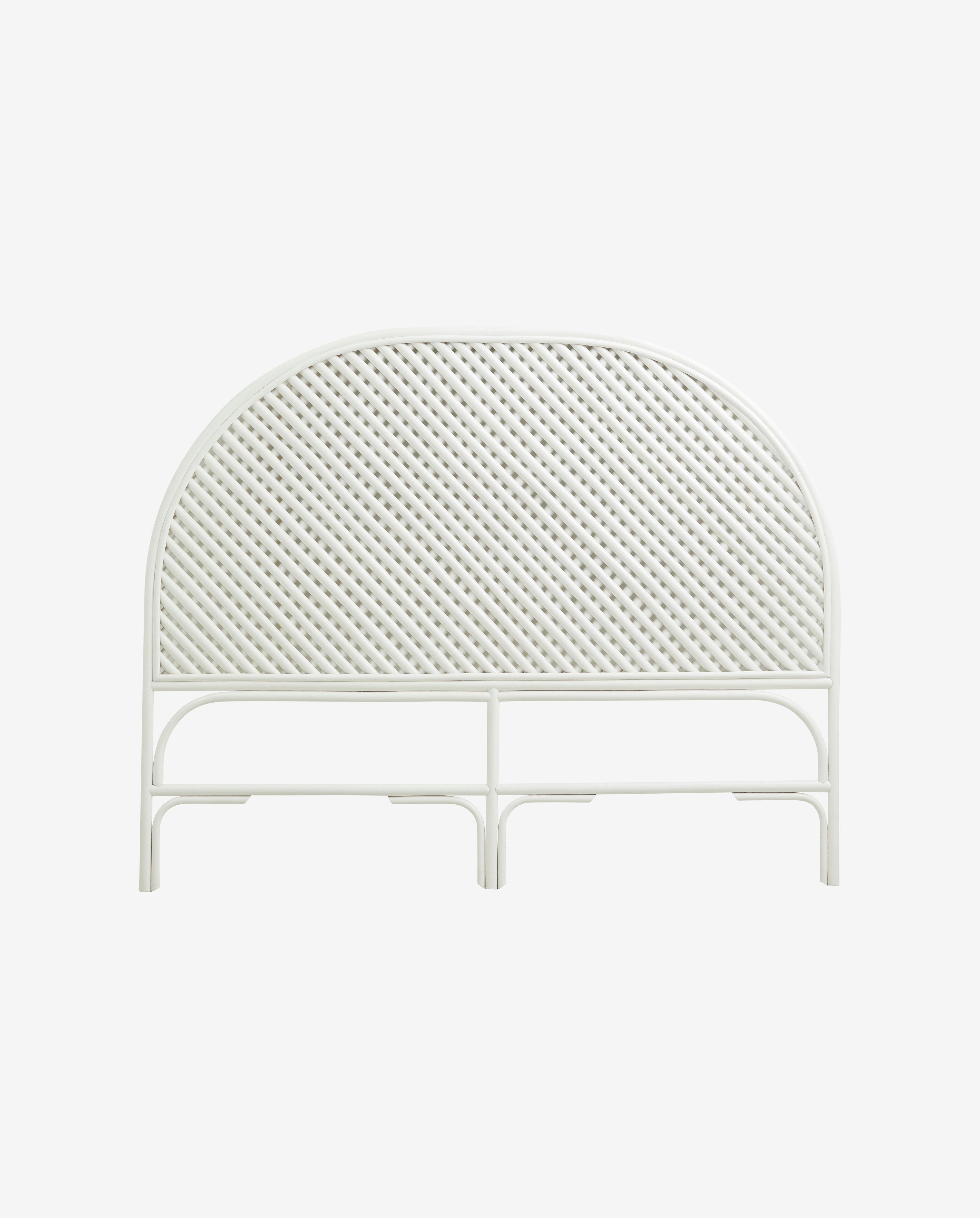 Nordal A/S Phai Head Board, Rattan - White