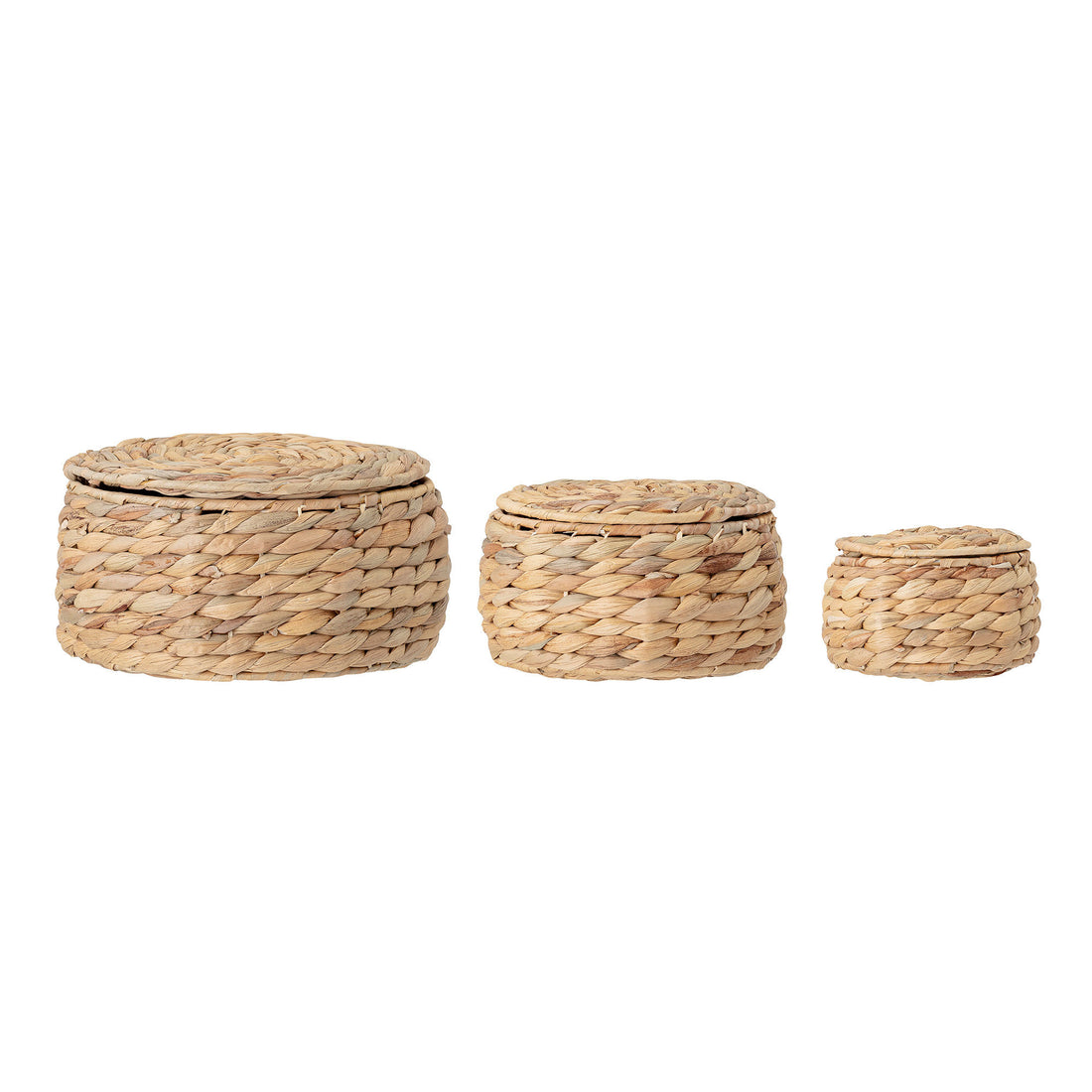 Bloomingville Shona Basket m/lokk, Natur, Vandhyacint