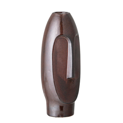 Bloomingville Daviid Vase, Brown, Stoneware