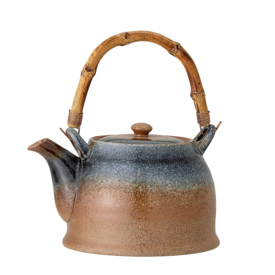 Bloomingville Aura Teapot m/tesi, blå, porselen