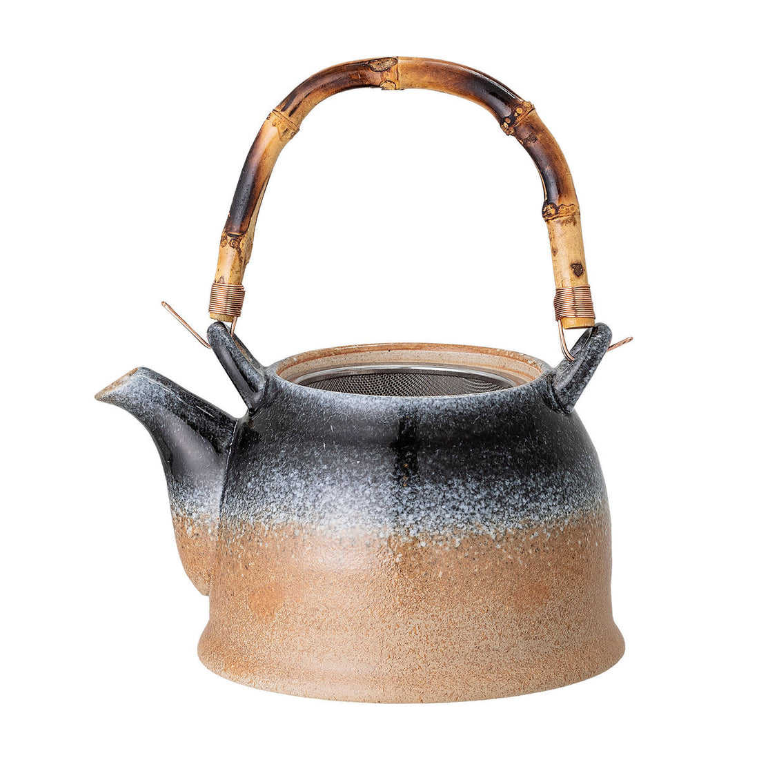 Bloomingville Aura Teapot m/tesi, blå, porselen