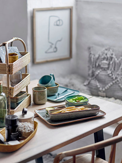 Bloomingville Aime serverer mat, grønt, steingods