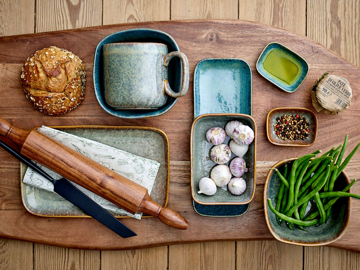 Bloomingville Aime serverer mat, grønt, steingods