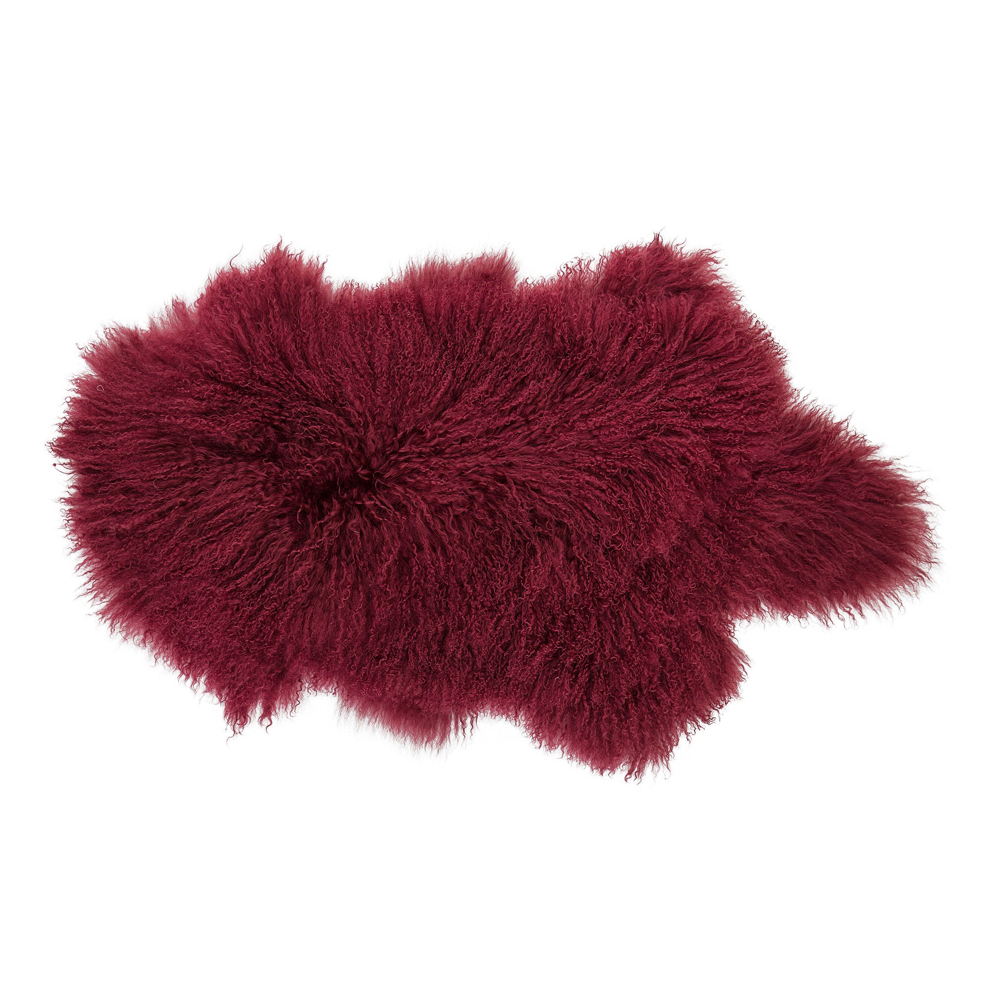 Bloomingville Skins, Red, Mongolian Lambskin