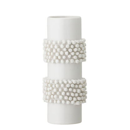 Bloomingville Barrit Vase, White, Stoneware