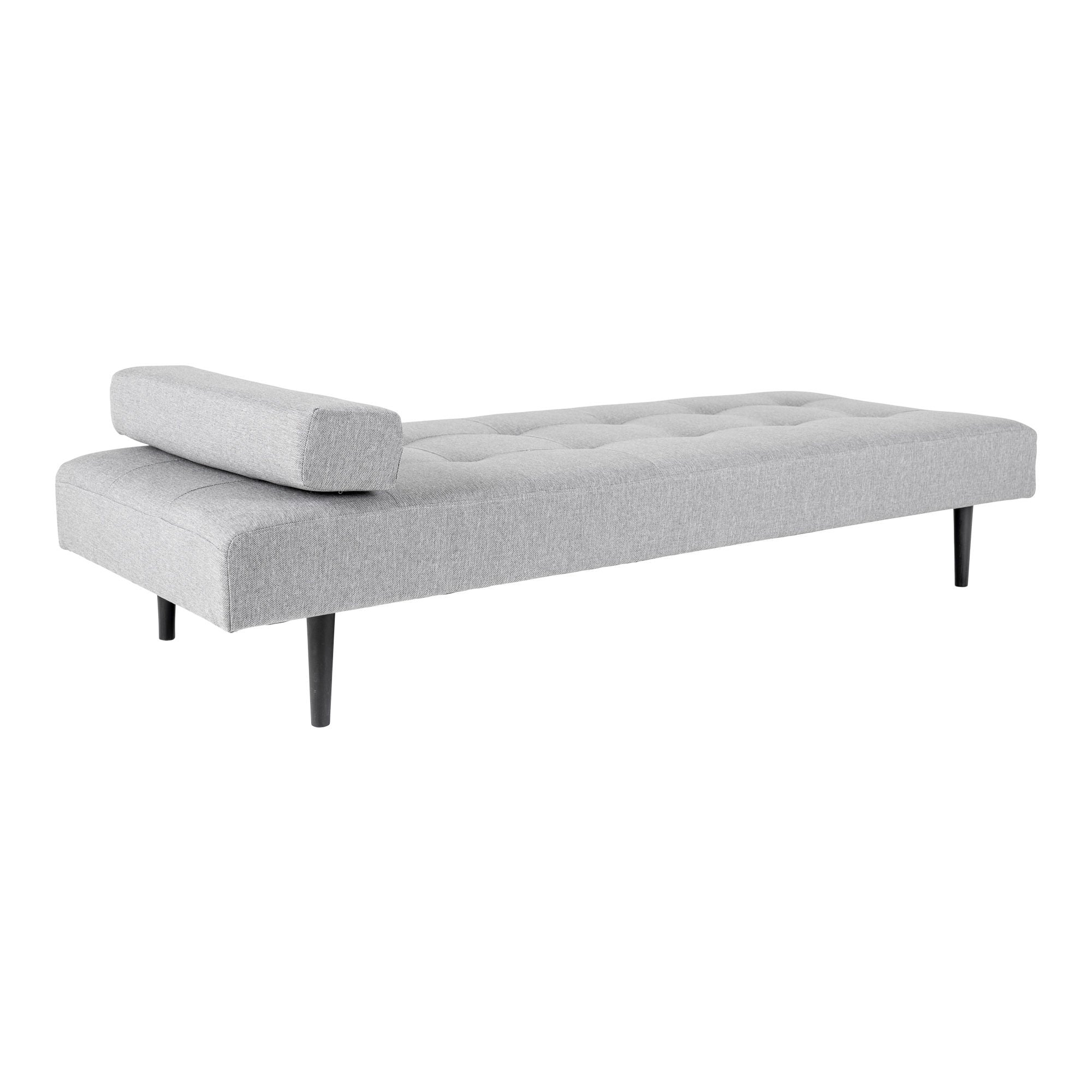 Capri Daybed - Daybed in Light Grey med svarte treben, HN1001