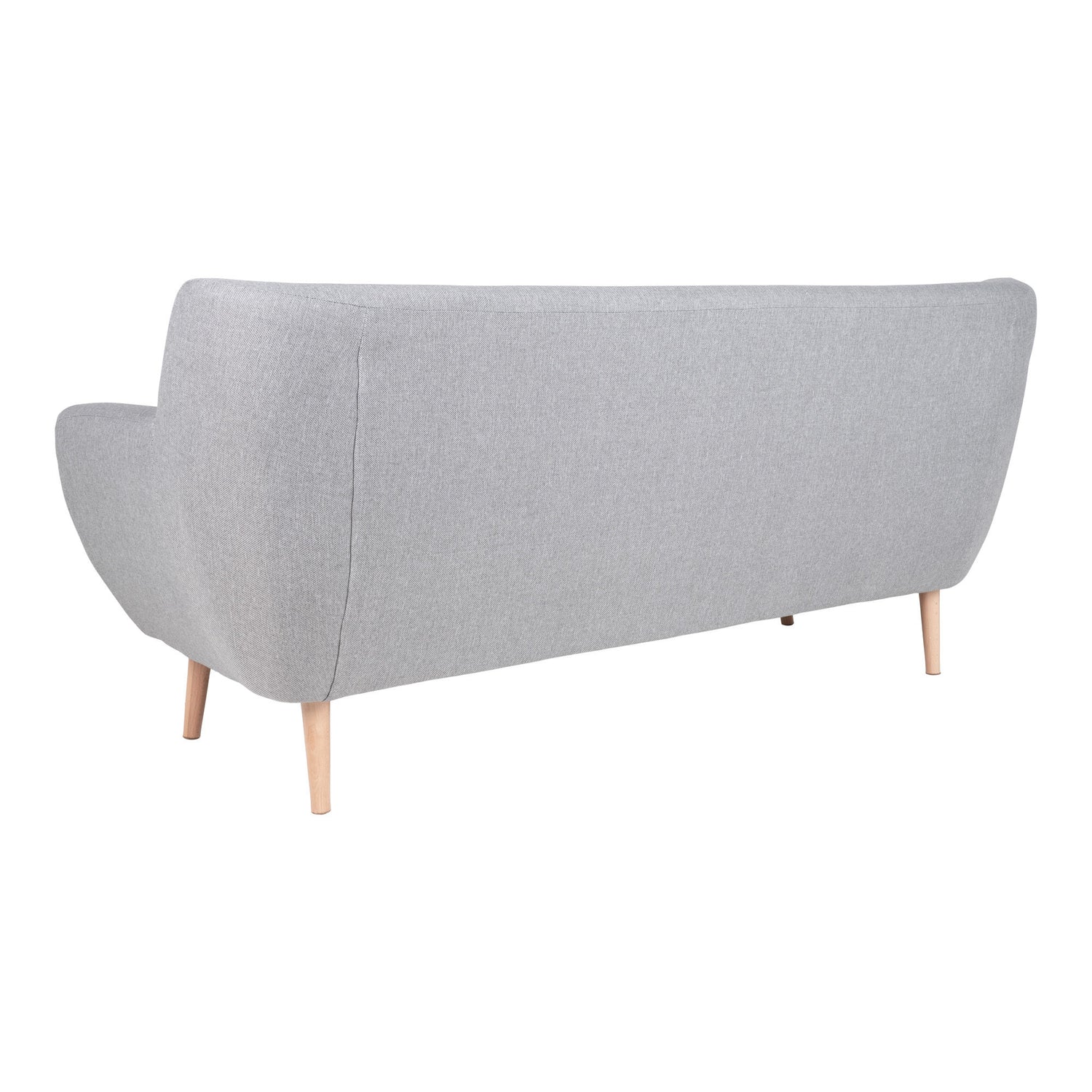 Monte 3 -Person Sofa - 3 personsofa, lysegrå med naturpap, HN1001