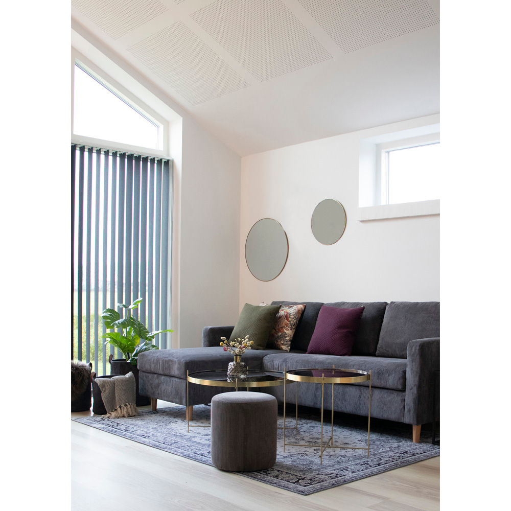 Ferrel Pillow - Pute i burgunderrød, 45x45cm